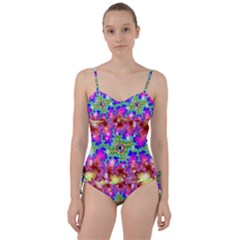 Fractals Abstraction Space Sweetheart Tankini Set