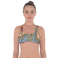 Fractal Rendering Pattern Abstract Got No Strings Sports Bra by Pakrebo