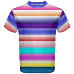 Cotton Candy Stripes Men s Cotton Tee