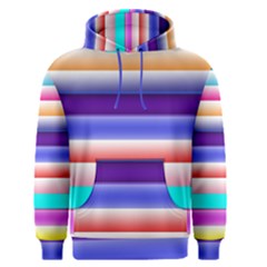 Cotton Candy Stripes Men s Pullover Hoodie