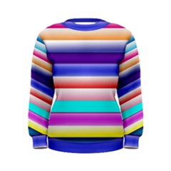 Cotton Candy Stripes Women s Sweatshirt