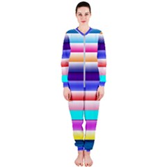 Cotton Candy Stripes Onepiece Jumpsuit (ladies) 