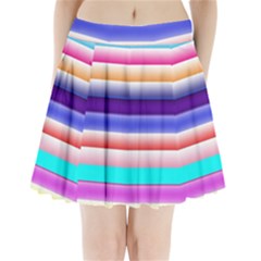 Cotton Candy Stripes Pleated Mini Skirt