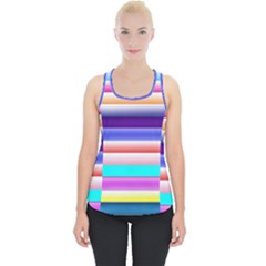 Cotton Candy Stripes Piece Up Tank Top