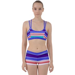 Cotton Candy Stripes Perfect Fit Gym Set