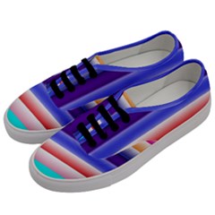 Cotton Candy Stripes Men s Classic Low Top Sneakers