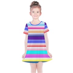 Cotton Candy Stripes Kids  Simple Cotton Dress