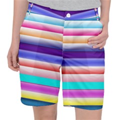 Cotton Candy Stripes Pocket Shorts