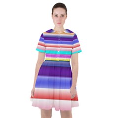 Cotton Candy Stripes Sailor Dress