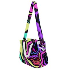 The 80s R Back Rope Handles Shoulder Strap Bag