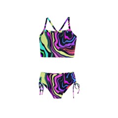 The 80s R Back Girls  Tankini Swimsuit by designsbyamerianna