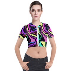 The 80s R Back Short Sleeve Cropped Jacket