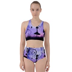 Cute Fairy Dancing In The Night Racer Back Bikini Set by FantasyWorld7