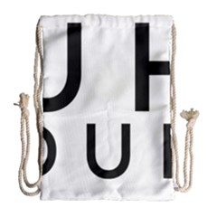 Uh Duh Drawstring Bag (large) by FattysMerch