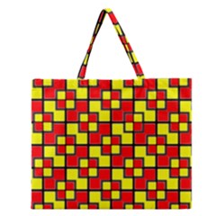 Rby-2-2 Zipper Large Tote Bag by ArtworkByPatrick