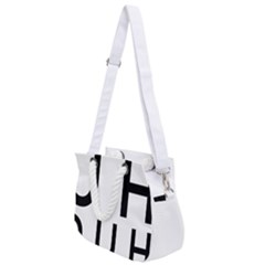 Uh Duh Rope Handles Shoulder Strap Bag by FattysMerch