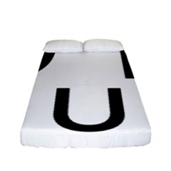 Uh Duh Fitted Sheet (full/ Double Size) by FattysMerch