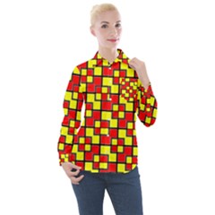 Rby-2-2 Women s Long Sleeve Pocket Shirt