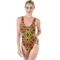 RBY-2-4 High Leg Strappy Swimsuit View1