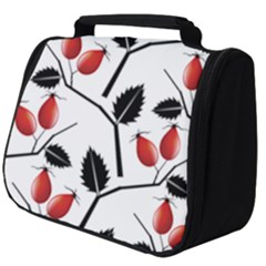 Rose Hip Pattern Branches Autumn Full Print Travel Pouch (big) by Pakrebo