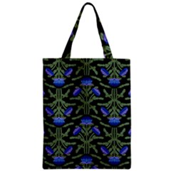 Pattern Thistle Structure Texture Zipper Classic Tote Bag by Pakrebo