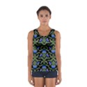 Pattern Thistle Structure Texture Sport Tank Top  View1