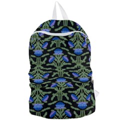 Pattern Thistle Structure Texture Foldable Lightweight Backpack by Pakrebo