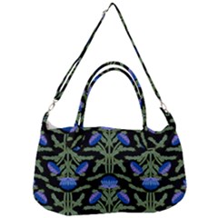 Pattern Thistle Structure Texture Removal Strap Handbag by Pakrebo