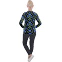 Pattern Thistle Structure Texture Casual Zip Up Jacket View2