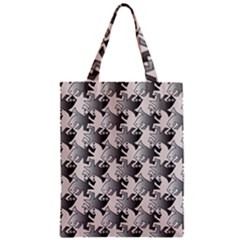 Seamless Tessellation Background Zipper Classic Tote Bag by Pakrebo