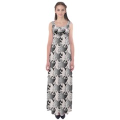 Seamless Tessellation Background Empire Waist Maxi Dress by Pakrebo