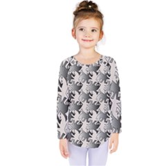 Seamless Tessellation Background Kids  Long Sleeve Tee