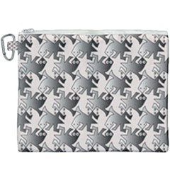 Seamless Tessellation Background Canvas Cosmetic Bag (xxxl) by Pakrebo