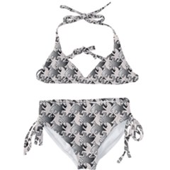 Seamless Tessellation Background Kids  Classic Bikini Set by Pakrebo