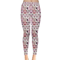 Graphic Seamless Pattern Pig Inside Out Leggings by Pakrebo