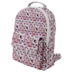 Graphic Seamless Pattern Pig Flap Pocket Backpack (small) by Pakrebo