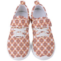 Pattern Flowers Flower Pattern Women s Velcro Strap Shoes by Pakrebo