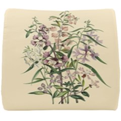 Botanical Print Antique Natural Seat Cushion by Pakrebo