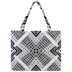 Pattern Tile Repeating Geometric Mini Tote Bag by Pakrebo