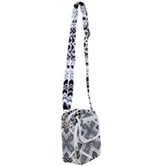 Pattern Tile Repeating Geometric Shoulder Strap Belt Bag