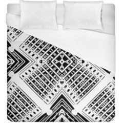 Pattern Tile Repeating Geometric Duvet Cover (king Size) by Pakrebo