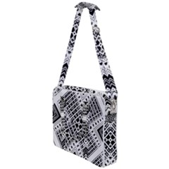 Pattern Tile Repeating Geometric Cross Body Office Bag by Pakrebo