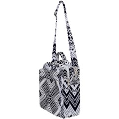 Pattern Tile Repeating Geometric Crossbody Day Bag