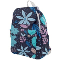 Pattern Nature Color Banner Modern Top Flap Backpack by Pakrebo