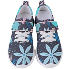 Pattern Nature Color Banner Modern Women s Velcro Strap Shoes by Pakrebo