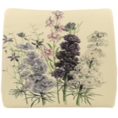 Botanical Print Antique Floral Seat Cushion by Pakrebo