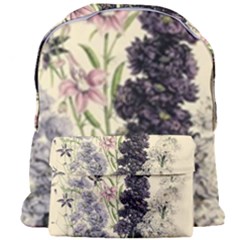 Botanical Print Antique Floral Giant Full Print Backpack by Pakrebo