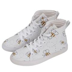 Pattern Design Nature Art Drawing Women s Hi-top Skate Sneakers by Pakrebo