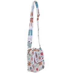 Nature Shape Leaves Flowers Art Shoulder Strap Belt Bag