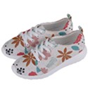 Nature Shape Leaves Flowers Art Women s Lightweight Sports Shoes View2